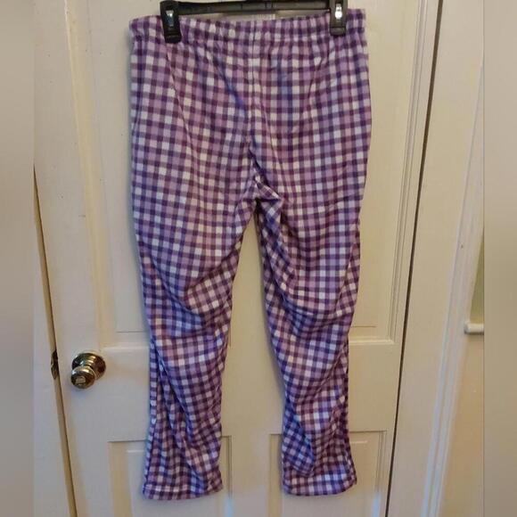 Narrow River Trading Co purple and white XL pajama pants - Picture 2 of 6